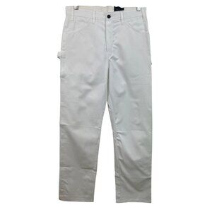 Dickies Sherwin Williams White Relaxed Fit Painters Utility Pants Mens 32x34